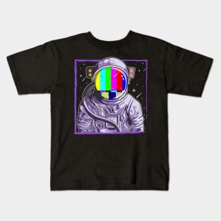 astronaut tv Kids T-Shirt